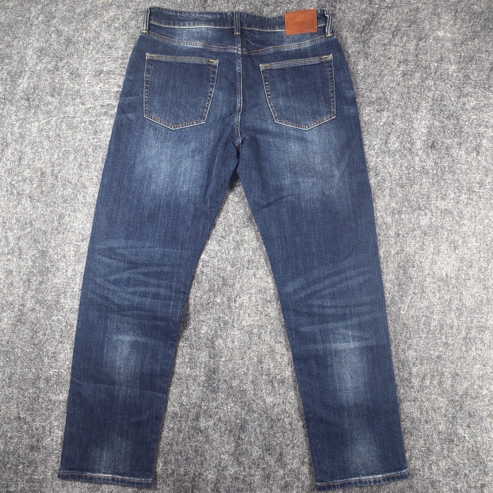 Flint and Tinder Stretch Jeans Mens 32x30 Blue Straight Fit NWOT - Picture 6 of 7